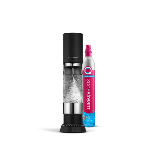 gasatore enso sodastream nero frontale