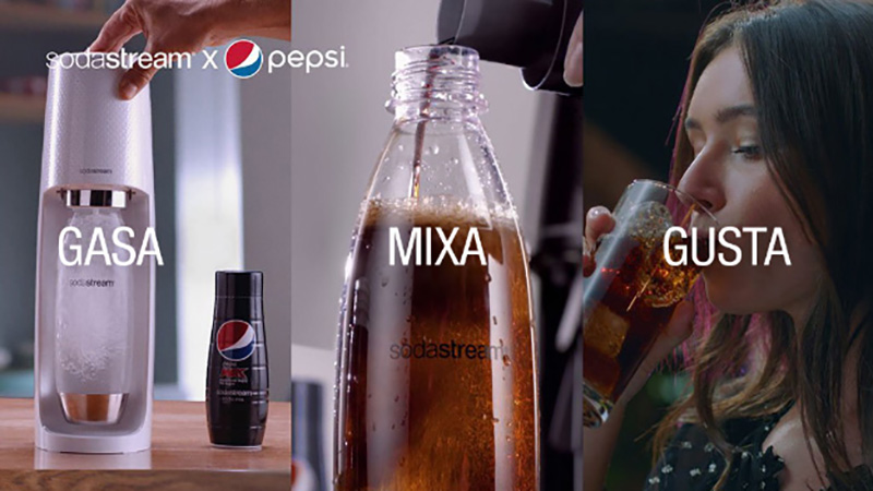 SodaStream Fuse Pepsi Bottiglia di carbonatazione 